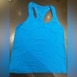 Lululemon Athletica Swiftly Tech Blue Sleeveless Tank Top